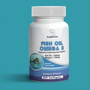 LM Nutrition Fish Oil Omega 3 Support Cardiovascular Health Fitness Healthcare