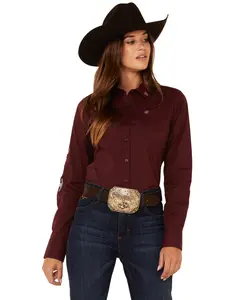 Ariat Women's Women'S Zinfandel Team Kirby Stretch Long Sleeve Button Shirt - 10039458