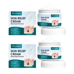 Natural Herbal Formula Folliculitis Treatment Cream – Soothing & Repairing for Scalp, Face & Body Care, with Honeysuckle, Dandelion, Sophora & Phellodendron, 50g Seborrheic Dermatitis Cream