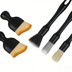 Car Interior Cleaning Brush Set, Soft Professional Portable Brush for Car Interior Cleaning & Dust Removal, Cleaning Supplies, Car Detailing Products, Car Valeting Kit, Automotive