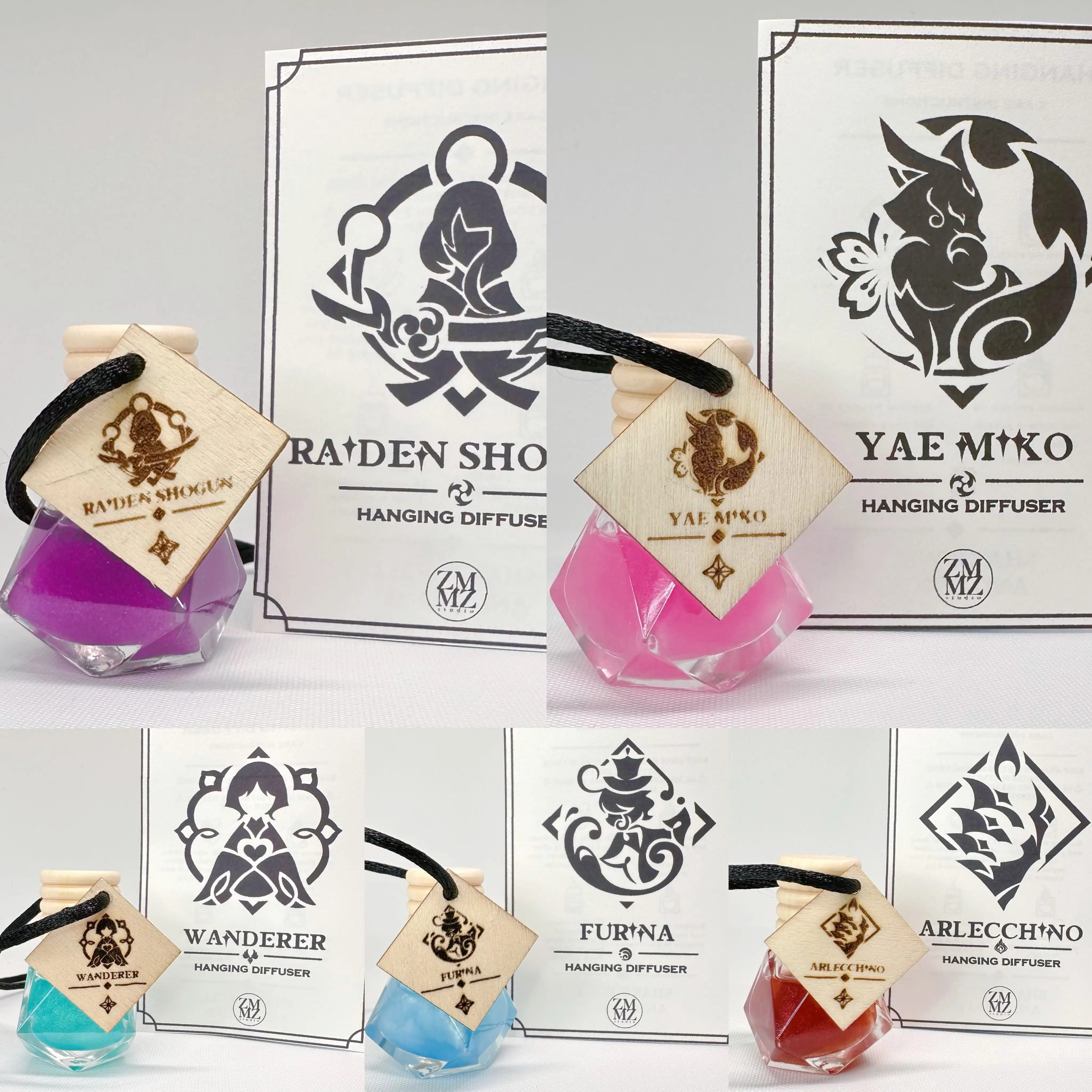 Genshin Impact Fan-Made Oil Scent Diffusers Genshin Impact Fan-Made Oil Scent Diffusers