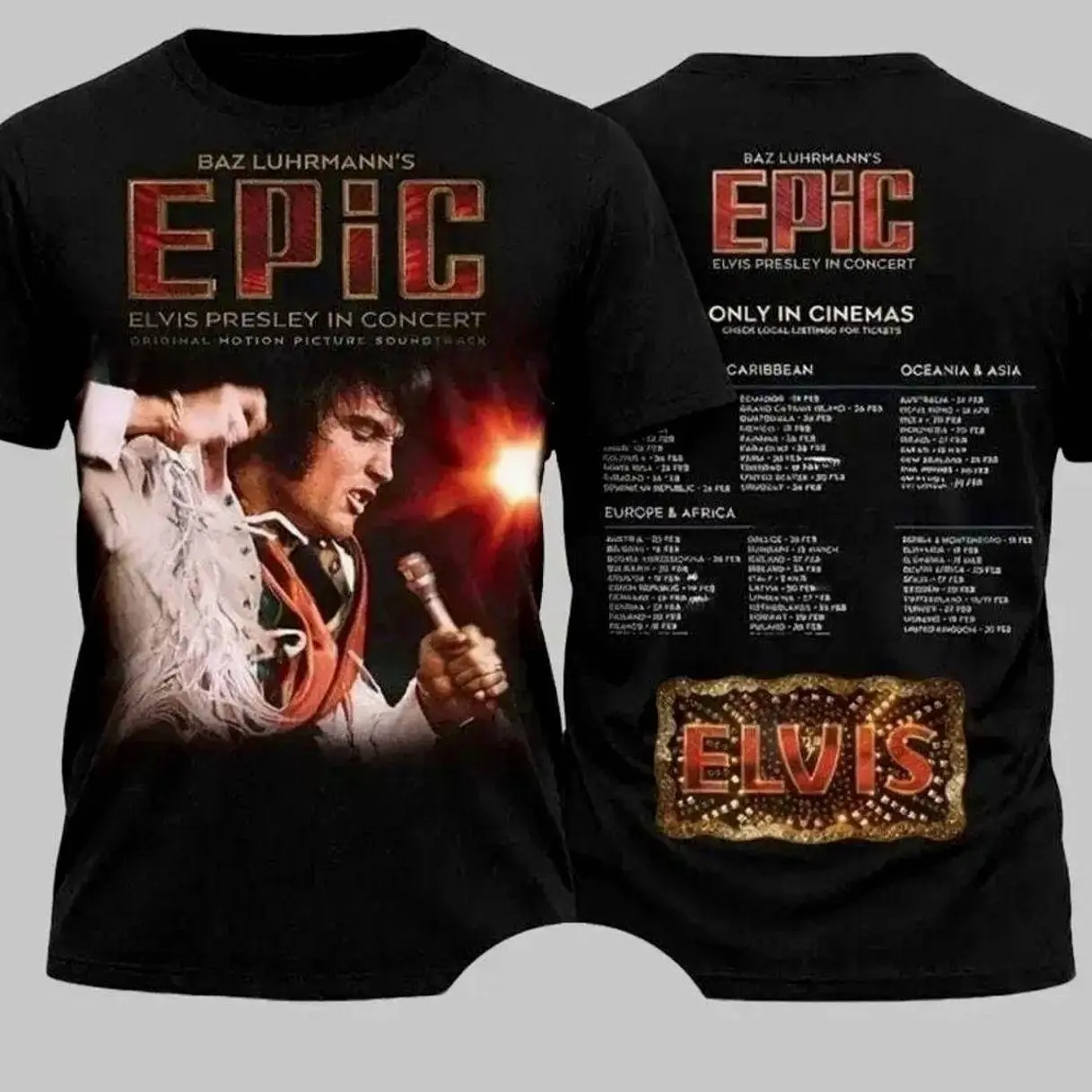Elvis Presley in Concert 2026 T Shirt/Hoodie 3QA HEA 0HY
