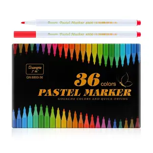 Acrylic Powder Paint Pens 24/36 Colors, DIY Album Markers, Body Art Graffiti Watercolor Brushes, Creative Coloring Tools