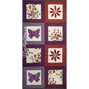 Butterfly and Flower Table Runner Pattern