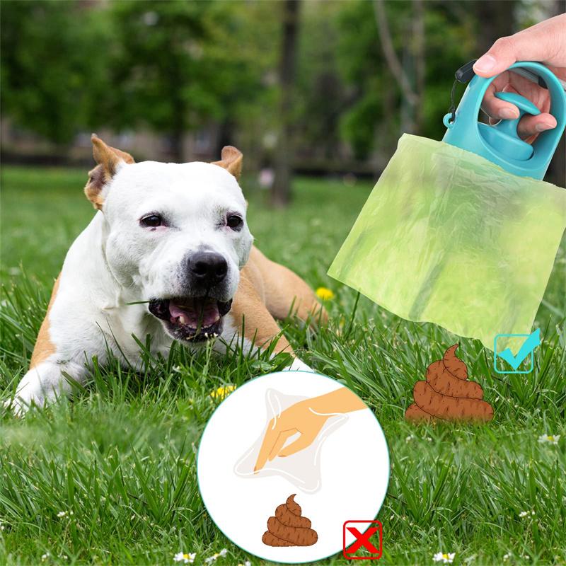 Portable Lightweight Dog Pooper Scooper With Built-in Poop Bag Dispenser Eight-claw Shovel For Pet Toilet Picker Pet Products Portable Lightweight Dog Pooper Scooper With Built-in Poop Bag Dispenser Eight-claw Shovel For Pet Toilet Picker Pet Products