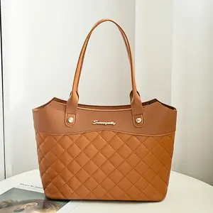Latest Versatile Embroidered Single - shoulder Shopping Bag Women's Tote Bag Fashion Handbag for Daily Use