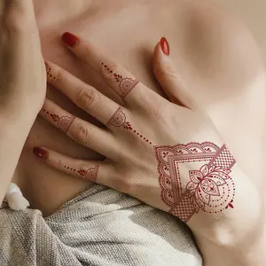 12pcs Temporary Tattoo Stickers Suitable for Weddings, Parties, Festivals - Easy & Stick Body Art with Non-Permanent Mandala Tattoos for &, Fashion Decoration for Events