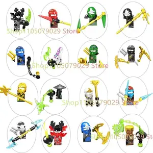 Anime Cartoon TV Ninja Toy Jay Nokt Rox Morro Figures Warriors Lloyd Arin Nya Building Blocks Bricks Toys