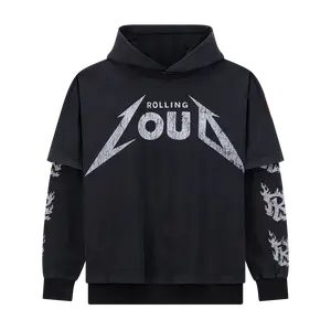 LOUD METAL LAYERED HOODIE