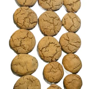 Grandma's Ginger Rounds Soft Chewy Cookie - Nostalgic Autumn Treats with Ginger & Cookie Flavors for Comforting Snacking