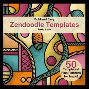Zendoodle Templates: Bold and Easy Zendoodle Templates