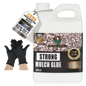 Archi Republic Heavy-Duty Mulch Glue 68oz Concentrate Non-Toxic Landscape Stone Glue for Garden and Landscape Projects