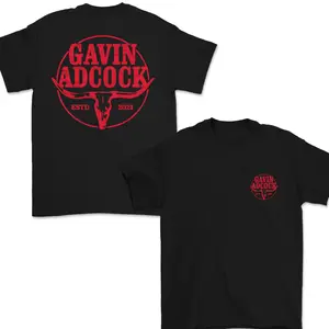 Gavin Adcock Country Music Artist T-Shirt – Vintage Western Graphic Tee for Fans, Unisex Country Concert ShirtGraphicTee StreetwearTshirt