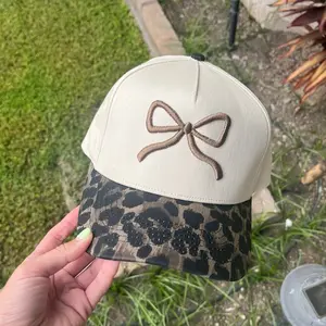 Leopard Bow Trucker Hat