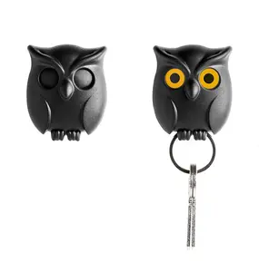 Cute Owl Magnetic Key Holder - Perfect for Home Organization, Durable ABS Material Christmas Gift Decor Door