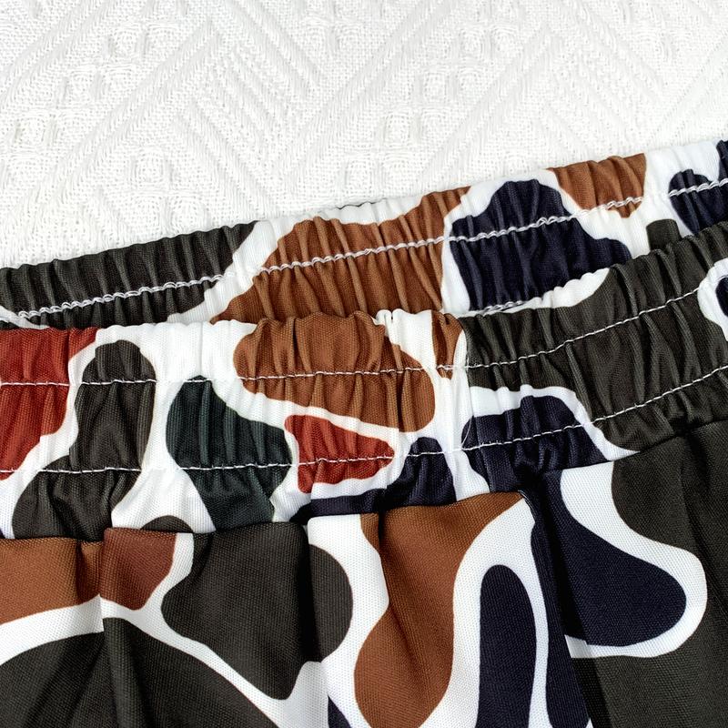 Women's Camo Micro Booty Shorts Cross Strap High Stretch Gym Casual Daily Wear 100% Polyester Slight Stretch Machine Washable