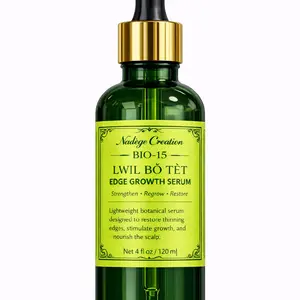 Bio-15 Lwil Bò Tèt Edge & Bald Spot Growth Oil