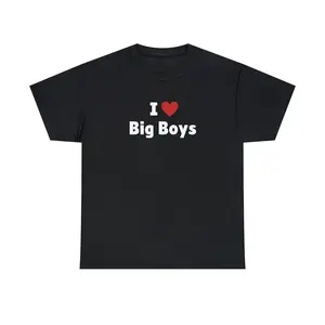 I Love Big Boys T-shirt, I Heart Big Boys Tee Shirt, I Heart Shirts, Trending Shirt, Viral Outfit, I Love Tshirt, Shirt For Him, Shirt For Her, Love Gifts, Women Trending Shirt, Unisex Shirt For Women, For Men Menswear Top