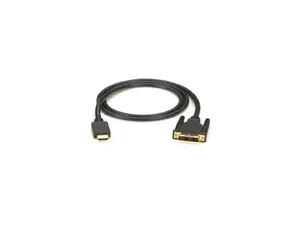 HDMI to DVI-D Cable, M/M, PVC, 1-m (3.2-ft.)