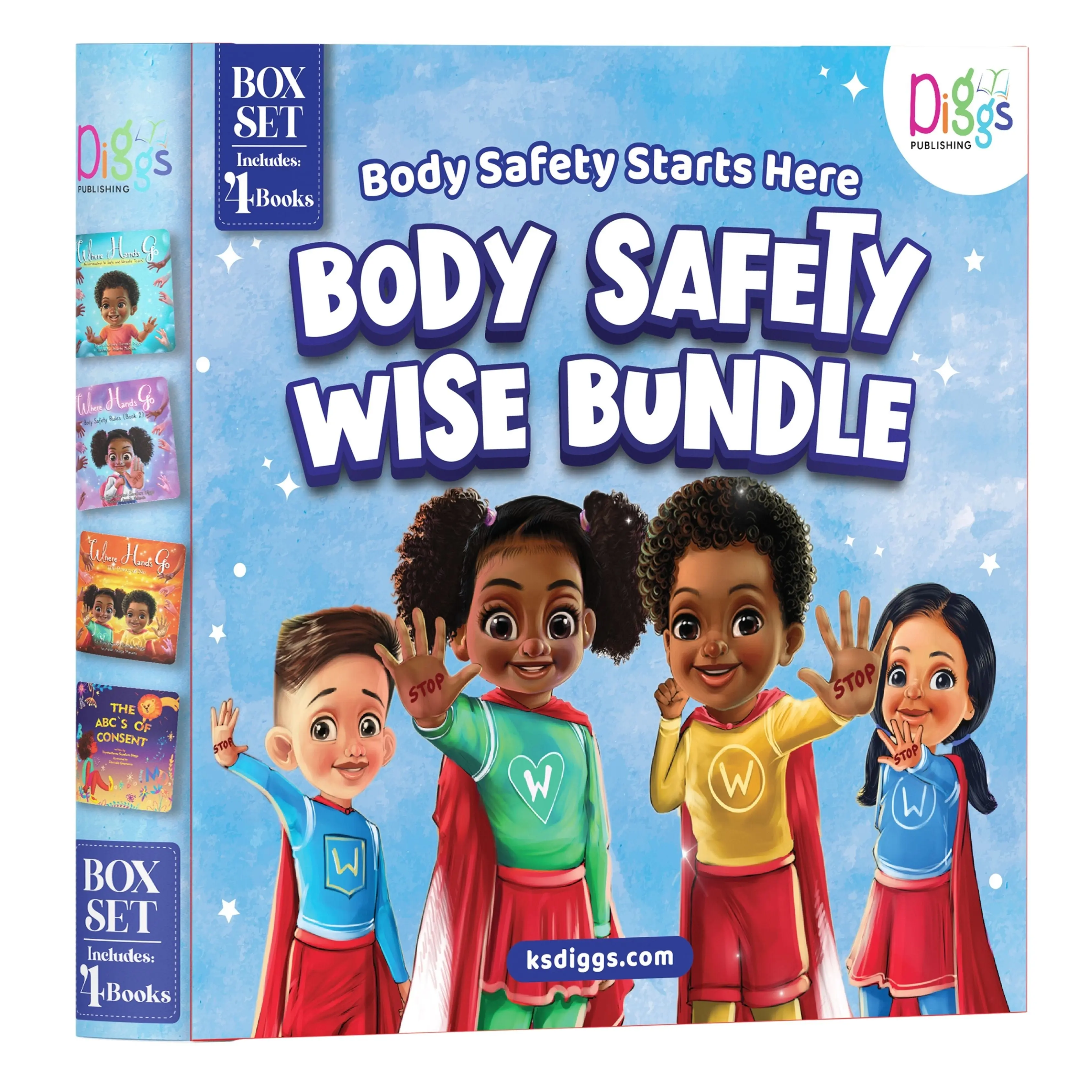 (Author Signed) Body Safety Wise Box Set II: 4 Picture Book Set about Body Safety, Empowerment and Consent