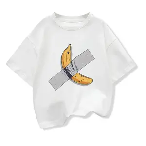 Oversized Duct Tape Banana Men's Graphic T-Shirt | Funny Art Parody Y2K Aesthetic Streetwear Trendy Tee