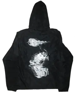 "Beyond the Sea" GL1TCH Black Camo Windbreaker