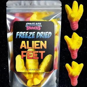 Freeze Dried Alien Feet - Premium Freeze Dried Candy