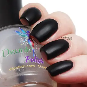 Magic Matte Top Coat by Drunk Fairy Polish | A Fast Dry, Matte, Non Polish-Shrinking, Non-Yellowing Clear Top Coat