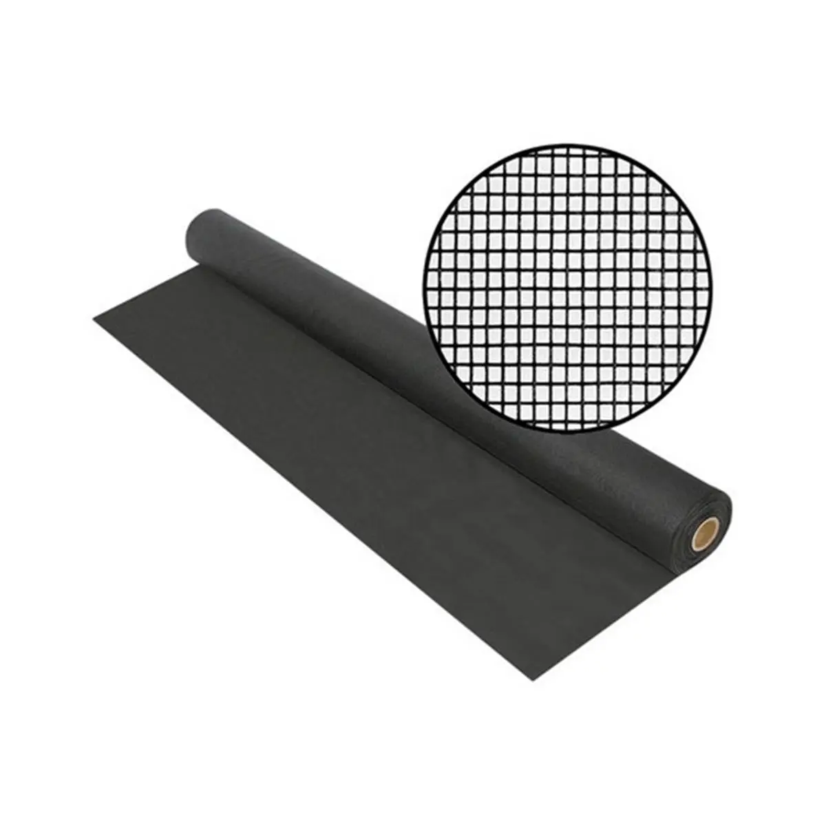 212 MAIN Vinyl-Coated Fiberglass Mesh Cloth - 48 in x 100 ft Single Roll, Charcoal Gray, for Sports & Outdoor Sailing Water Sports