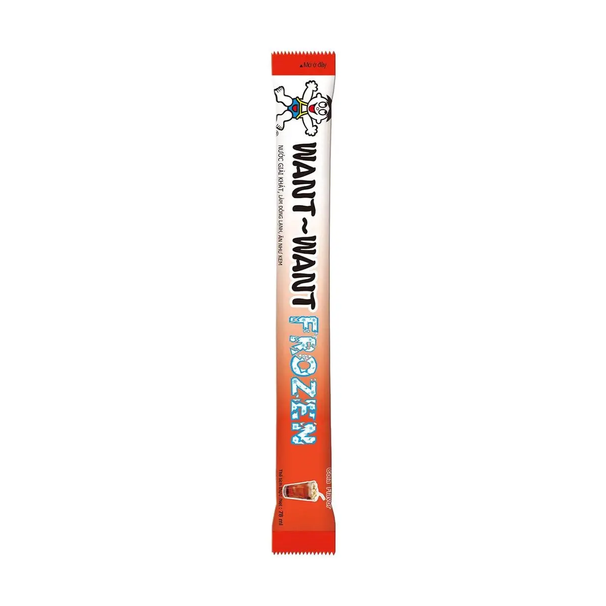 WANT WANT Cola Ice Pop 78ml - Frozen Treat for Summer Refreshment & Nostalgic Childhood Memories