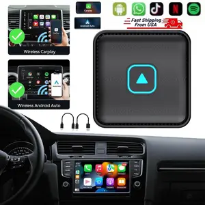 SJPACK 2-in-1 Wireless CarPlay & Android Auto Adapter for Android Phones