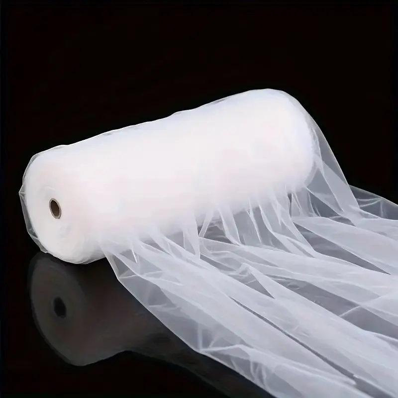 1 Roll 50 Yards Sheer Curtain Panel, Sheer Design, High Elasticity Fabric for DIY Wedding Decor, Handwashable Sheers for Privacy & Diffusion, High Stretch Fabric, Home Textile