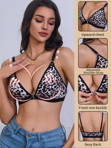 Women's Thin Lace Bra, No Cup Pads No Steel Ring Sexy Triangle Cups, Daily Date Wear, Medium Support, Fitted, Plain Design