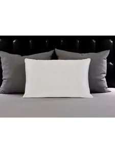 HomeRoots 551586 Cotton Latex Foam & Wool Hypoallergenic Standard Size Bed Pillow