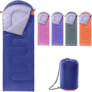 Camping Sleeping Bag 3 Seasons Lightweight &Waterproof with Compression Sack Camping Sleeping Bag Indoor & Outdoor for Adults & Kids
