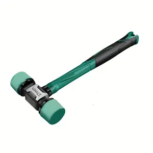 Rubber Installation Hammer Set Handle, Non-Bounce Rubber Mallet, Surface Safe Floor Tile Tool, Durable DIY Home Improvement, Ball Pein Hammer