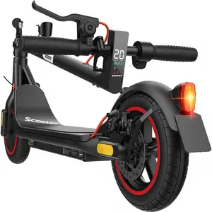 Hopcycle Wave3  Electric Scooter Adults & Big Kids, 18/19 Miles Long Range,22/18 Mph Top Speed, Commuting Electric Scooter with Cruise Control, Double Braking Systems Escooter for Adults and Teens