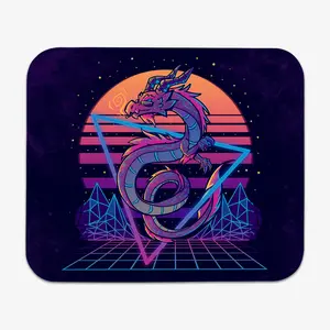 Retrowave Dragon Mousepad