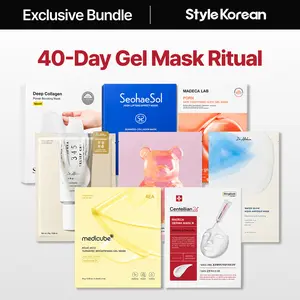 [StyleKorean] 40-Day Glass Skin Gel Mask Ritual (sungboon editor, seohaesol, centellian24, dr.althea, po:dl, medicube gel mask bundle set)