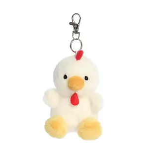 Palm Pals Adorable Cooper Chicken White Soft Plush Collectable Stuffed Animal