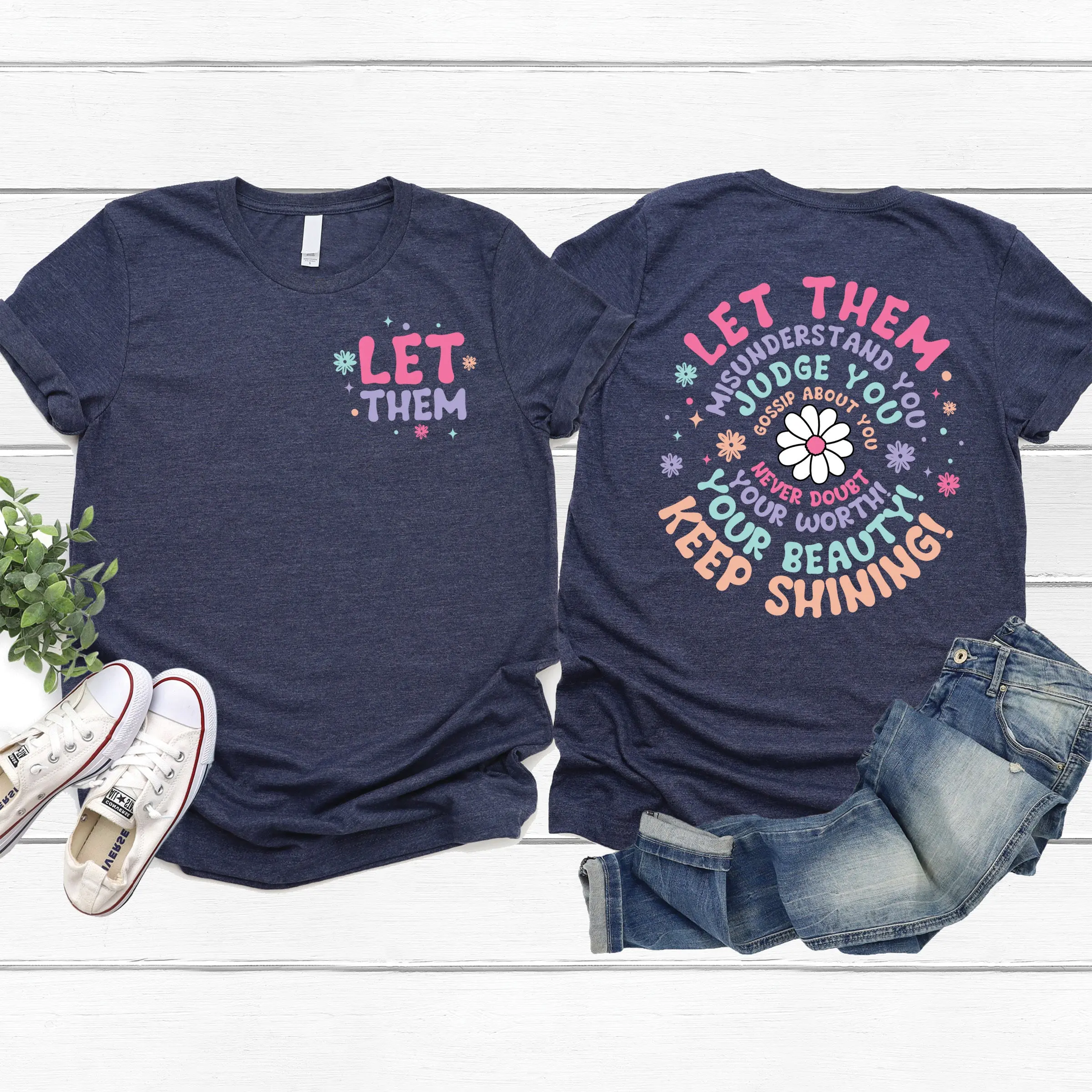 Let Them - Heather Navy