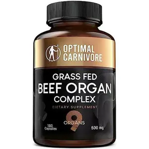 Beef Organ Supplement | 9-Organ Complex from Grass-Fed New Zealand Cattle | Whole-Food Multivitamin Alternative for Energy, Digestion, Immune & Brain Support | 30 Day Supply