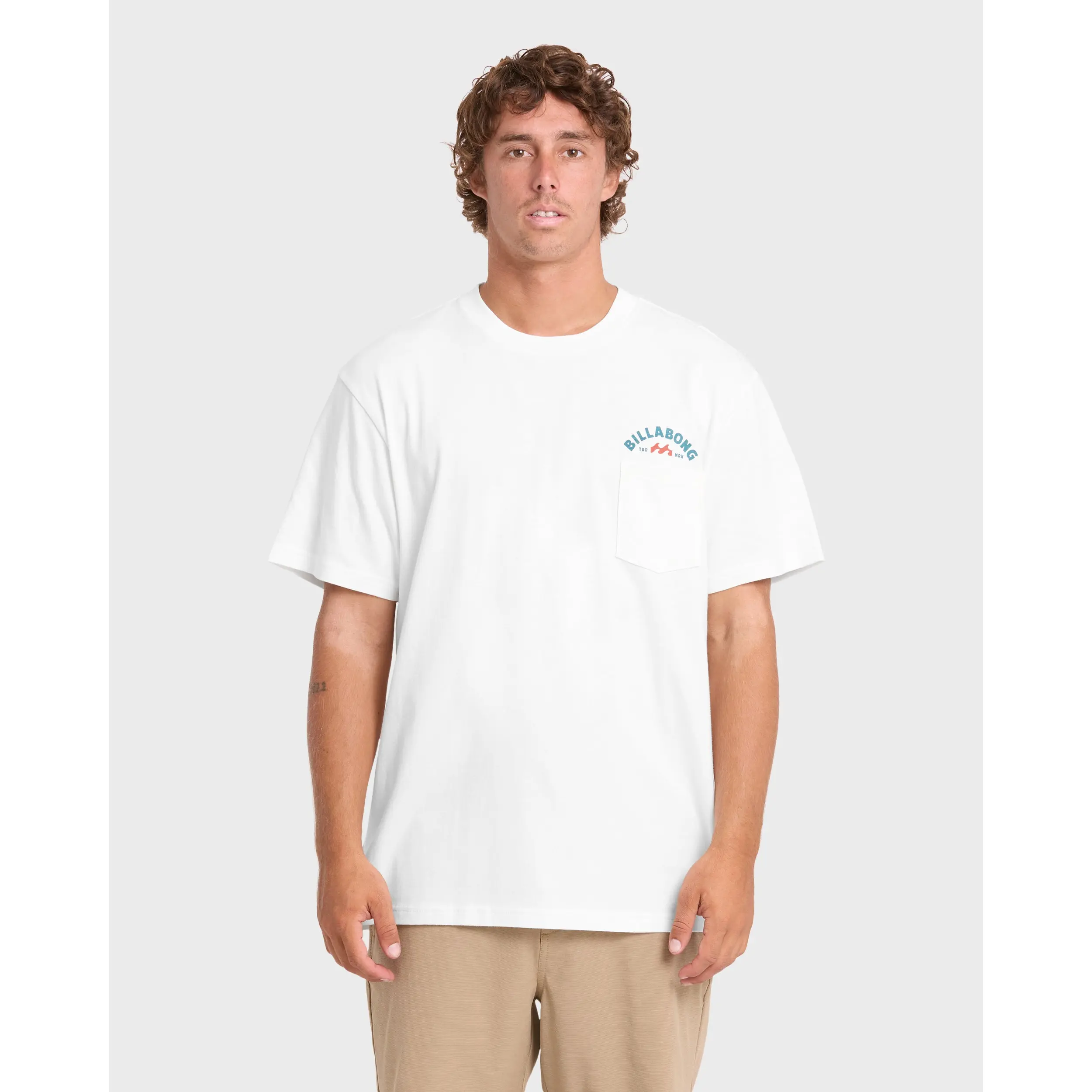 Foundry Premium Short Sleeve Cotton Graphic T-Shirt - Off White