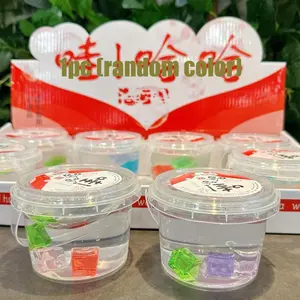 Transparent Crystal Mud, Smooth Bubble Clay, Non-Sticky Stress Relief Toy, Party Gift, Ice Cube Texture, Perfect for Relaxation