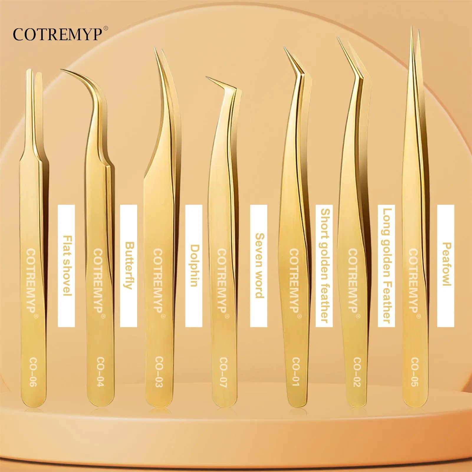 Precision Tweezers For Lashes  DIY Eyelash Extension Applicator Tools Stainless Steel Hair Removal tweezer professional makeup 2026 New
