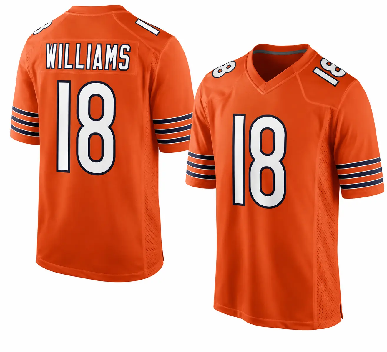 Unisex Football Caleb Williams #18 inspired by Denver Surtain II Alternate Player Game Jersey , Gift For Fans, Trending 2026 Jersey