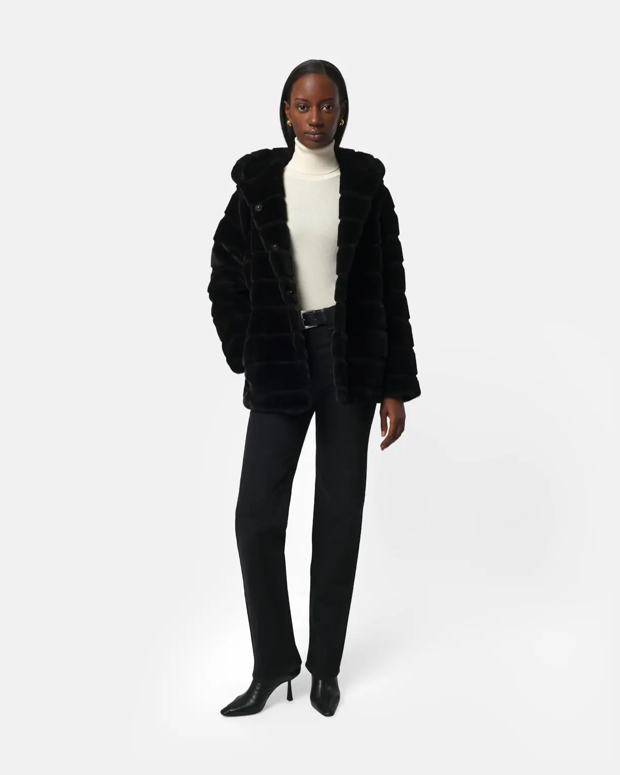 Goldy Noir Coat