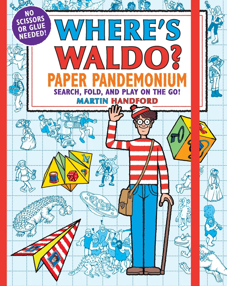 USED-Where's Waldo? Paper Pandemonium: (A Hidden Object Activity Book with Origami, Paper Airplanes, Finger Puppets, and Search & Find Adventures - Include by Handford, Martin (Paperback)