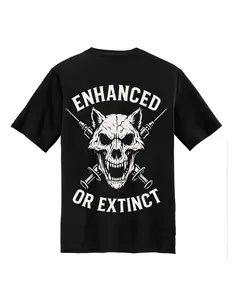 Enhanced or Extinct man unisex t-shirt