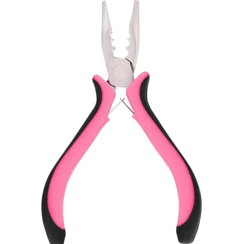 Hair Extension Clamp with 3 Holes Design, Durable Hair Clamps Easy to Open and Remove, Essential Hair Tool for Micro Nano Ring Extensions, Hair Extension Clip, Hair Extension Tools, Easy Operation, Precision